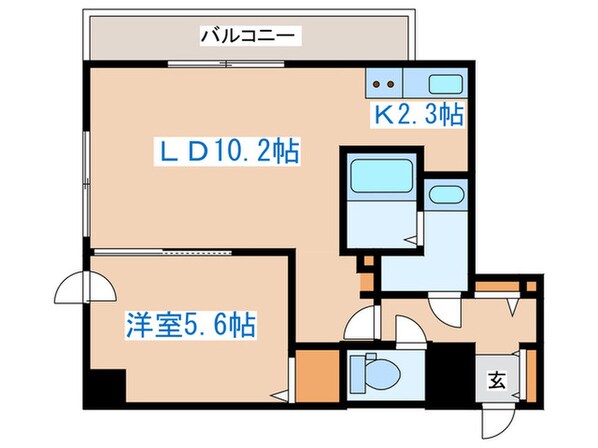 グレイスコートＫＯＴＯＮＩの物件間取画像